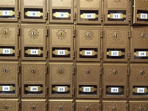 vintage post metal box|old post office mail boxes.